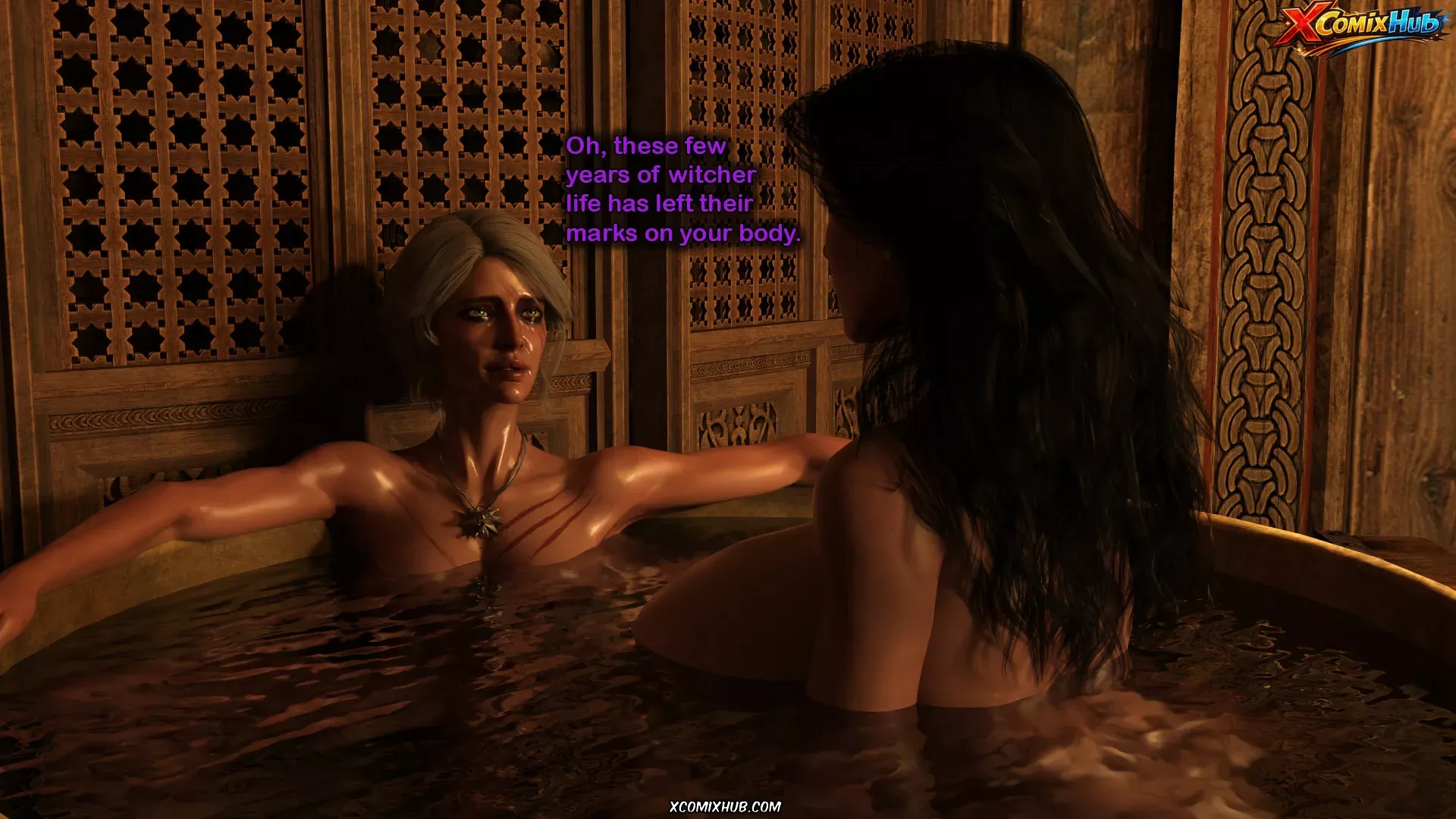 Yennefer's Ritual Serge3dx 168 Comic Page 168